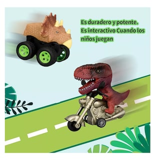 Foto 4 | Foto 4 | Carros de Juguete Lab.G de Dinosaurio 5 Piezas