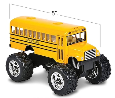 Foto 5 | Foto 5 | Autobús Escolar Novedoso De Toy Rhode Island Big Wheel Monster Truck - Venta Internacional.