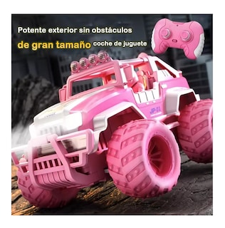 Foto 3 | Foto 3 | Coche De Juguete Teledirigido Recargable Camión Todoterreno Rosa