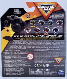 Foto 2 | Foto 2 | Camión Toy Monster Jam Soldier Fortune Black Op A Escala 1:64 - Venta Internacional.