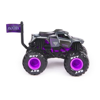 Foto 2 | Foto 2 | Monster Truck Monster Jam 2024 Marvel 1:64 Black Panther Fundido A Presión - Venta Internacional.
