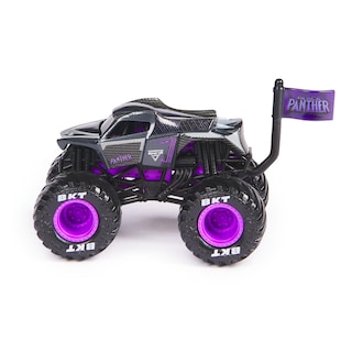 Foto 4 | Foto 4 | Monster Truck Monster Jam 2024 Marvel 1:64 Black Panther Fundido A Presión - Venta Internacional.