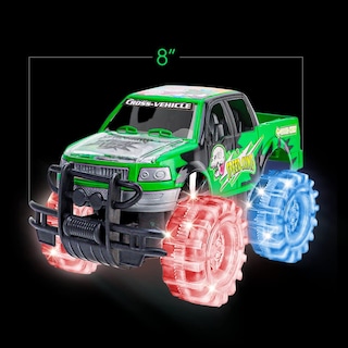 Foto 3 | Foto 3 | Toy Monster Truck Artcreativity, Luz Verde De 20 Cm Con Led - Venta Internacional.