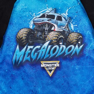 Foto 4 | Foto 4 | Sudadera Con Capucha Monster Jam Trucks Megalodon Big Boys Negro/azul 10-12 - Venta Internacional.