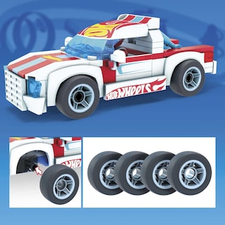 Foto 4 | Foto 4 | Megaconstrux Monster Rodger Dodger & Hot Wheels Racing 251pz
