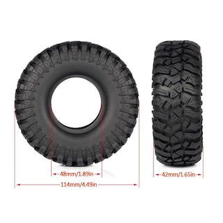 Foto 2 | Foto 2 | Neumáticos 1/10 Rc Crawler 1.9 De Goma 114x42 Mm Para Gen7 Gen8 Scx10 - Venta Internacional.