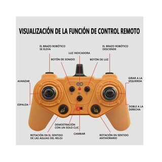 Foto 3 | Foto 3 | Excavadora Control Remoto Eo Safe Imports Esi-11240 Amarillo