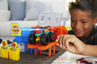 Foto 2 | Foto 2 | Playset Hot Wheels Monster Trucks Blast Station Con Camión - Venta Internacional.