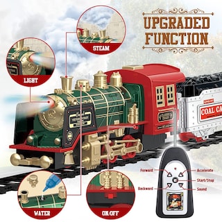 Foto 2 | Foto 2 | Set De Tren Eléctrico Mini Tudou Christmas Con Mando A Distancia - Venta Internacional.