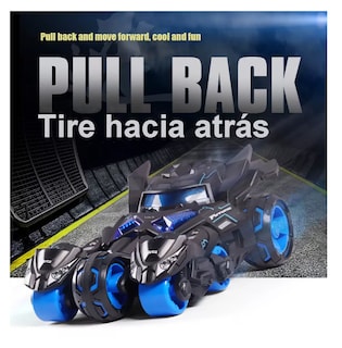 Foto 4 | Foto 4 | Juguete Coche Con Luz Música 3 En 1 Catapulta Carro Niño Negro/azul