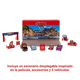 Foto 2 | Foto 2 | Set De Vehículos De Juguete Mattel Disney Pixar Cars 5 Cars Con Carro De Herramientas - Venta Internacional.
