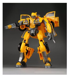 Foto 5 | Foto 5 | Juguete Para Niños Con Coche Robot Transformador De Aleación Amarillo