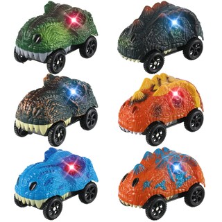 Foto 1 | Foto 1 | Coches con Forma de Dinosaurio Skylety con Luz Led 6 Piezas - Venta Internacional