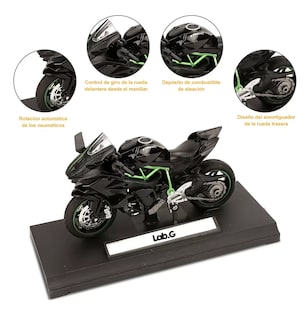 Foto 4 | Foto 4 | Motocicleta Escala 1:18 Lab.G para Niño