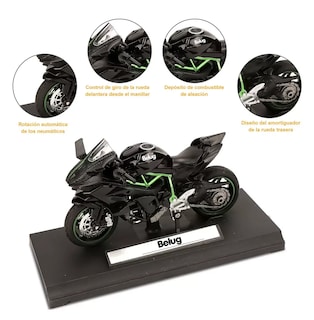 Foto 2 | Foto 2 | Motocicleta de Juguete Belug a Escala 1:18