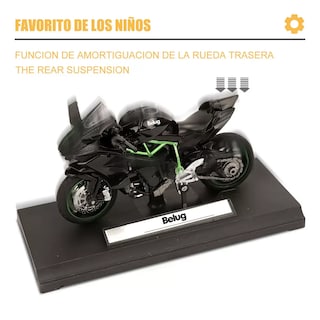 Foto 3 | Foto 3 | Motocicleta de Juguete Belug a Escala 1:18