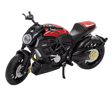 Foto 1 | Foto 1 | Motocicleta de Juguete Alear Escala 1:18 Ducati Diavel Rojo