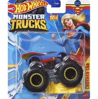 Foto 1 | Foto 1 | Set De Juego Hot Wheels Monster Trucks Super Girl Con Coche Aplastable - Venta Internacional.