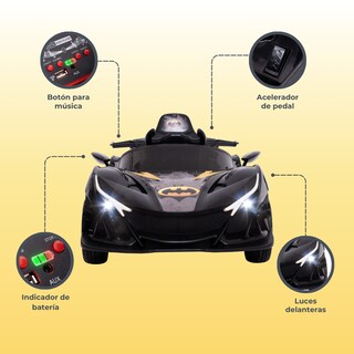 Foto 3 | Foto 3 | Carro Eléctrico AEIOU B002 Negro Montable con Pedal para Niños