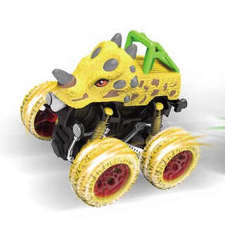 Foto 1 | Foto 1 | Juego De Camiones Acrobáticos Inerciales De Dinosaurios Con Dibujos Animados Para Niños, X2 - Venta Internacional.