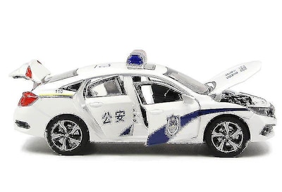 Foto 1 | Foto 1 | Maqueta De Coche De Juguete, Vehículo Policial Fundido A Presión, Escala 1:32 - Venta Internacional.