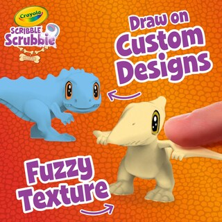 Foto 3 | Foto 3 | Paquete Combinado Toy Crayola Scribble Scrubbie Pets Dinosaur Glow - Venta Internacional.