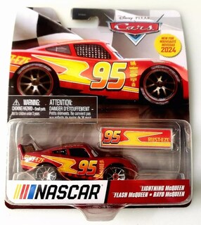 Foto 1 | Foto 1 | Coche Fundido A Presión Disney Cars Stock Car Lightning Mcqueen 2024 - Venta Internacional.