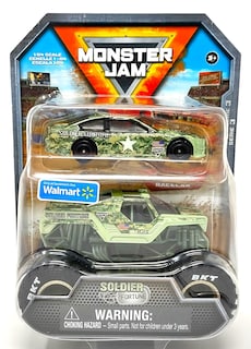 Foto 1 | Foto 1 | Set De Juguetes Monster Jam Official 1:64 Diecast Con Excavadora Son-uva - Venta Internacional.