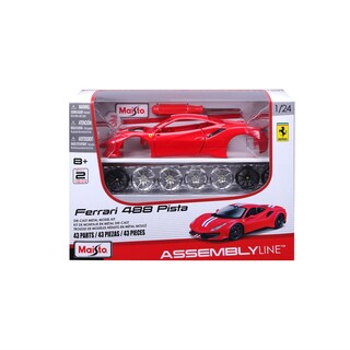 Foto 3 | Foto 3 | Coche Maisto Assembly Line Ferrari 488 Pista a Escala 1:24 - Venta Internacional