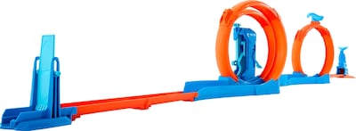Foto 5 | Foto 5 | Set De Atletismo Para Coches De Juguete Hot Wheels Triple Loop Con Vehículo 1:64. - Venta Internacional.