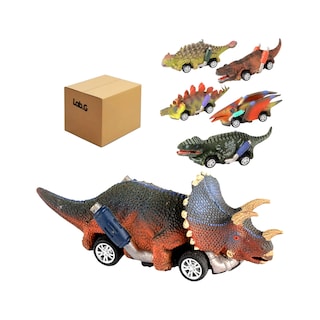 Foto 1 | Foto 1 | Carritos De Dinosaurio Lab.g Multicolor 6 Piezas
