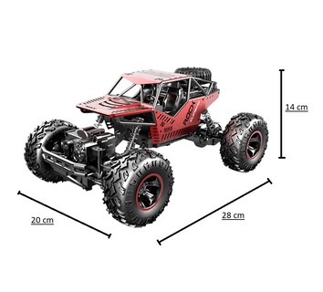 Foto 5 | Foto 5 | Juguete Coche A Control Remoto 4x4 Rojo