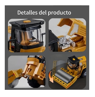 Foto 3 | Foto 3 | Coche De Ingeniería De Aleación Para Niños Con 50 Pegatinas Amarillo
