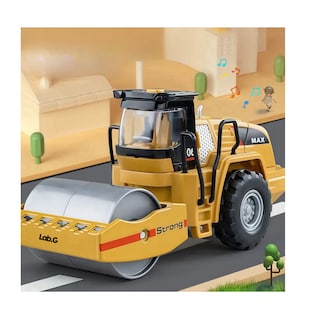 Foto 4 | Foto 4 | Coche De Ingeniería De Aleación Para Niños Con 50 Pegatinas Amarillo