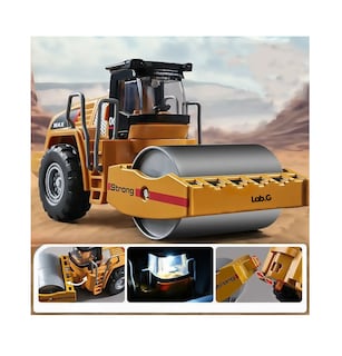 Foto 5 | Foto 5 | Coche De Ingeniería De Aleación Para Niños Con 50 Pegatinas Amarillo