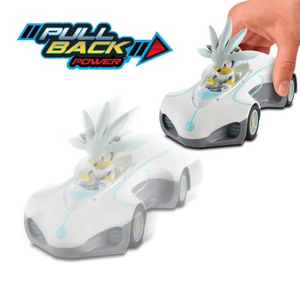 Foto 2 | Foto 2 | Pull Back Racer Nkok Team Sonic Silver Sonic Sin Baterías - Venta Internacional.