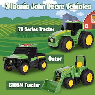 Foto 2 | Foto 2 | Vehículos Agrícolas Toy John Deere Paquete De 3 Unidades - Venta Internacional.