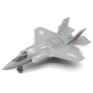Foto 2 | Foto 2 | Venta Internacional - Avión De Combate F-35 De Aleación De Juguete Con Música Y Led De 22 Cm, Color Negro