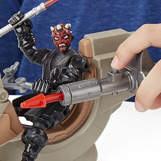 Foto 5 | Foto 5 | Star Wars Héroe Mashers Sith Speeder Y Darth Maul - Venta Internacional