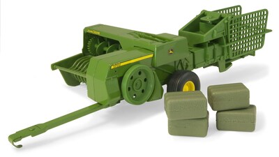 Foto 1 | Foto 1 | Empacadora Cuadrada de Juguete ERTL John Deere 348 con 4 Fardos a Escala 1:16 - Venta Internacional