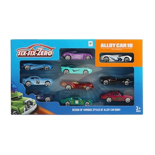 Foto 1 | Foto 1 | Carritos Six Six Zero Metal Racing Cars 10 Piezas