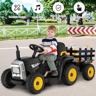 Foto 6 | Foto 6 | Ride On Tractor Costzon Con Remolque, Batería De 12 V, Niños Mayores De 3 Años - Venta Internacional.
