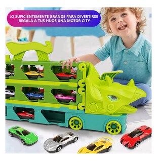 Foto 2 | Foto 2 | Transporte de Juguete Truck Toys Cars For Boys Verde