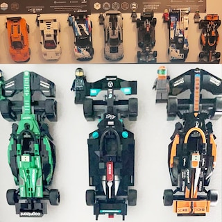 Foto 6 | Foto 6 | Soporte De Pared Para Lego Speed Champions Teyouyi Negro (6 Unidades) - Venta Internacional.
