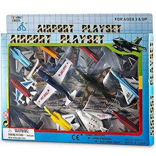 Foto 2 | Foto 2 | Venta Internacional - Juego De 12 Unidades De Toy Airplane Bedwina Para Vehículos Y Aviones
