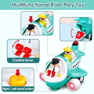 Foto 5 | Foto 5 | Avión de Juguete con Control Remoto iPlay iLearn para Niño de 2 Años - Venta Internacional