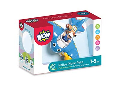 Foto 3 | Foto 3 | Avión De Policía De Juguete Wow Police Avion Pete Con El Oficial Foley & Do - Venta Internacional.