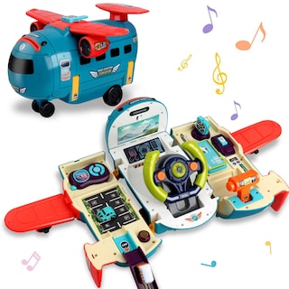 Foto 1 | Foto 1 | Avión De Juguete Dwi Dowellin Para Niños De 3 A 6 Años Con Sound Blue - Venta Internacional.