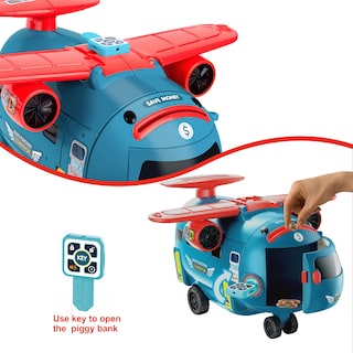 Foto 4 | Foto 4 | Avión De Juguete Dwi Dowellin Para Niños De 3 A 6 Años Con Sound Blue - Venta Internacional.
