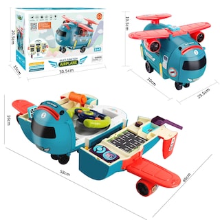 Foto 6 | Foto 6 | Avión De Juguete Dwi Dowellin Para Niños De 3 A 6 Años Con Sound Blue - Venta Internacional.